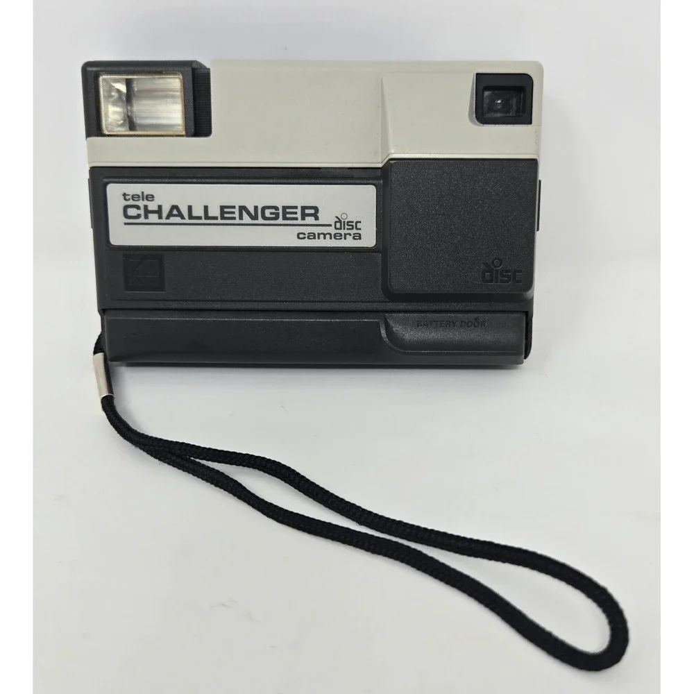 Kodak Tele-Challenger Disc Camera with Roll of Film (6 Pictures Used) Works